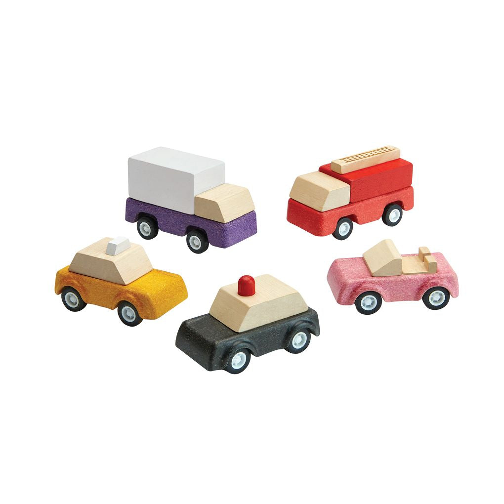 PlanToys Planworld Vehicle Set | Playroom Avenue