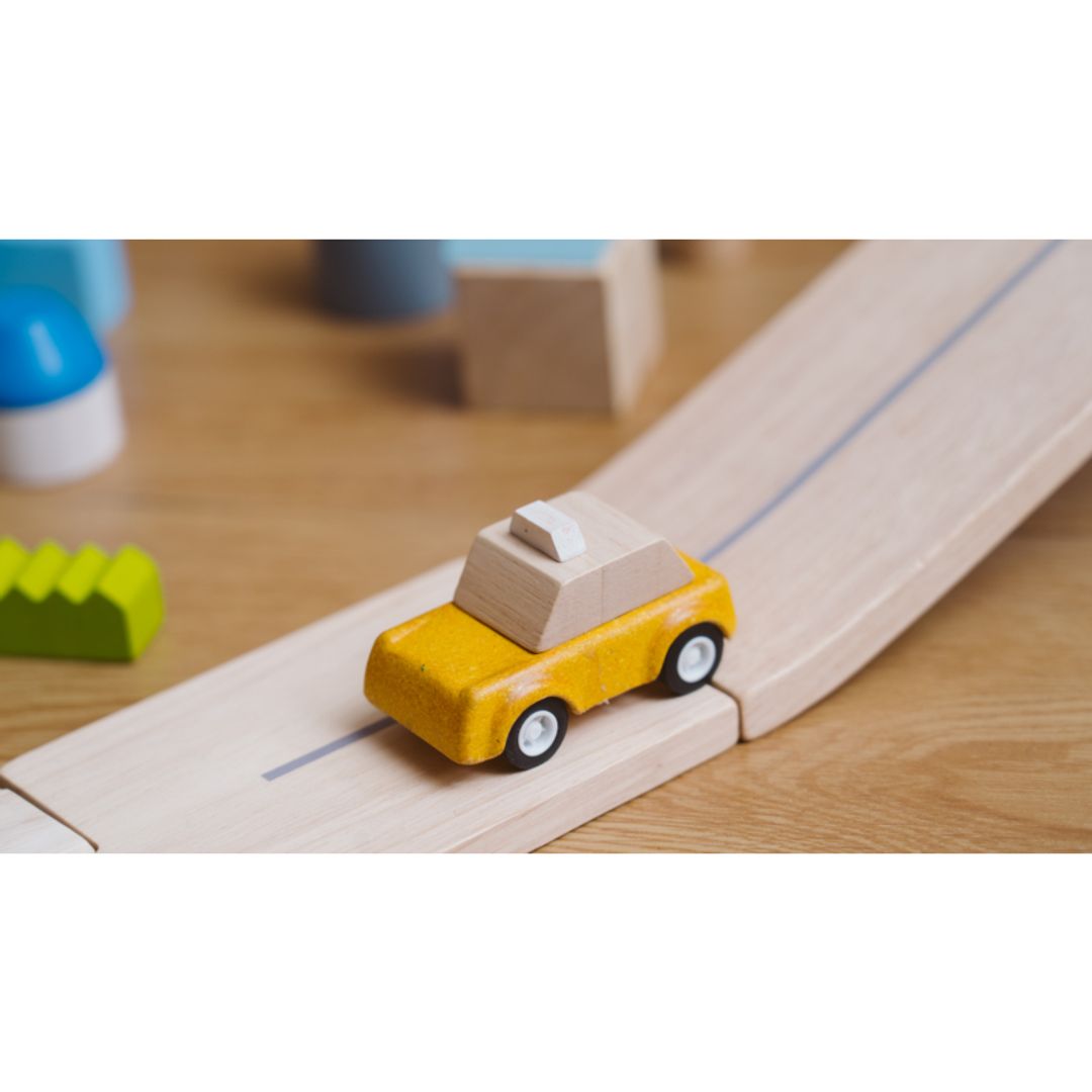 PlanToys Yellow Taxicab | Playroom Avenue