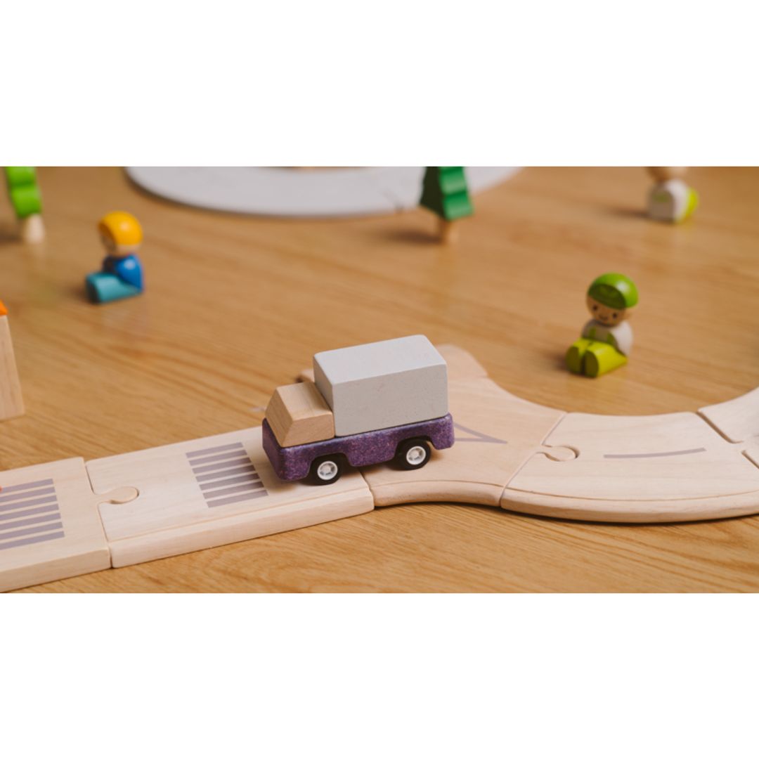 PlanToys Purple Delivery Truck | Playroom Avenue