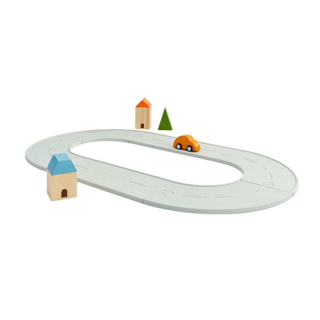 PlanToys Rubber Road & Rail Set - Small