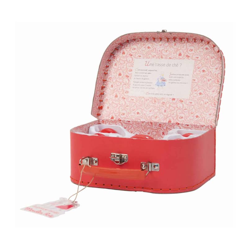 Moulin Roty Suitcase - Tea Party Ceramic Set The Big Family | Playroom Avenue