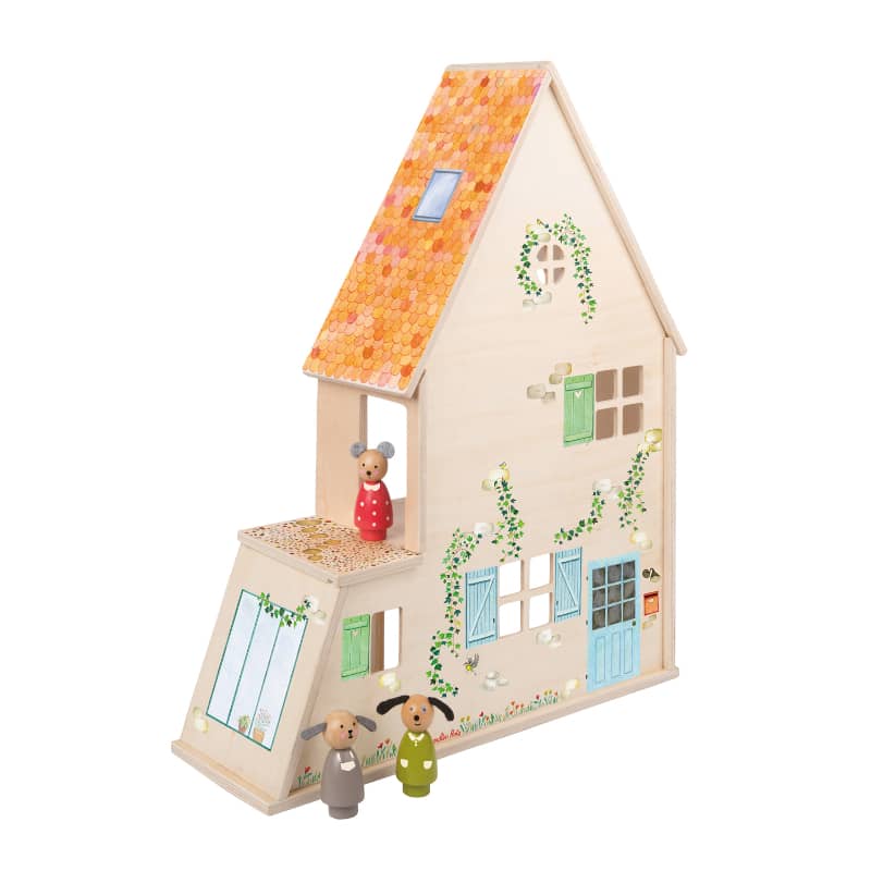 Moulin Roty Wooden Playhouse The Big Family | Playroom Avenue