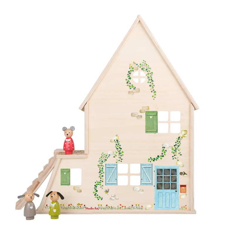 Moulin Roty Wooden Playhouse The Big Family | Playroom Avenue