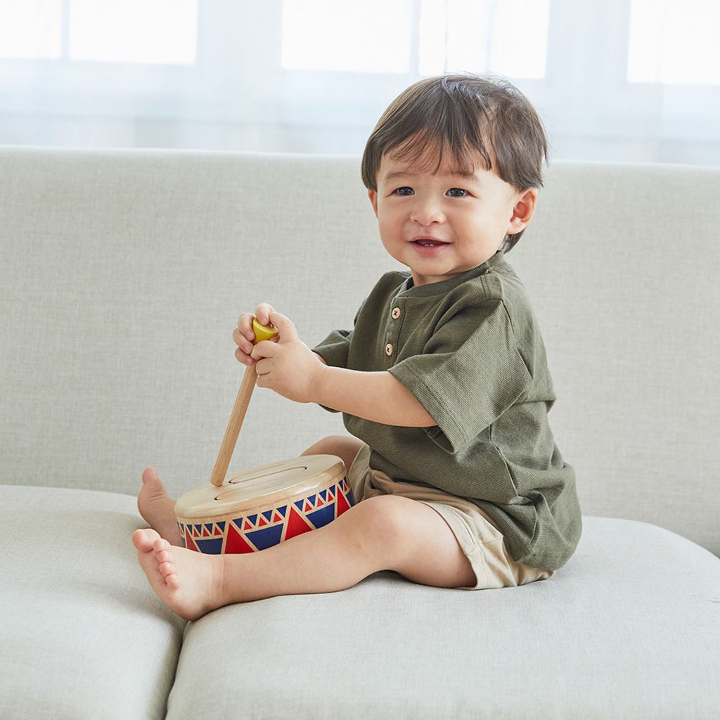 PlanToys Solid Drum | Playroom Avenue