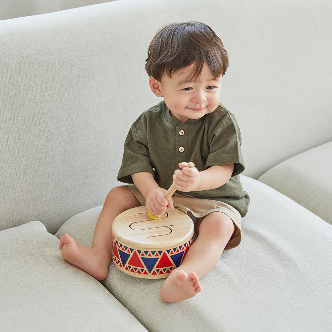 PlanToys Solid Drum | Playroom Avenue
