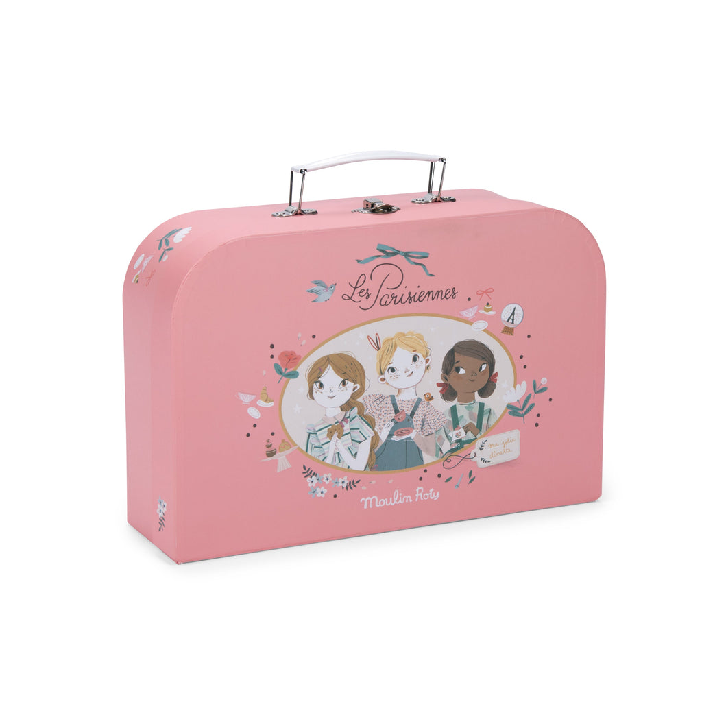 Moulin Roty Suitcase - New Tea Party Metal Set The Parisiennes | Playroom Avenue