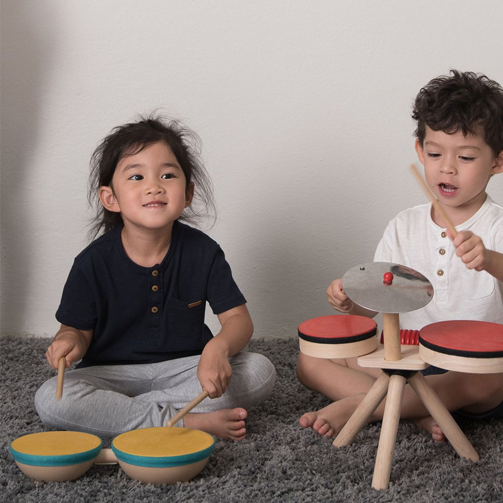 PlanToys Double Drum | Playroom Avenue