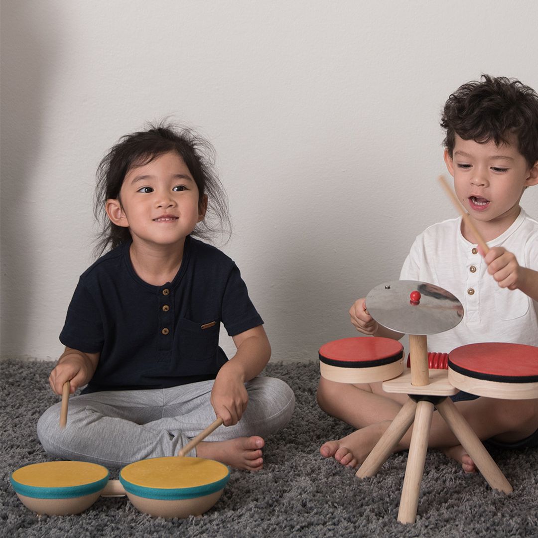 PlanToys Double Drum | Playroom Avenue