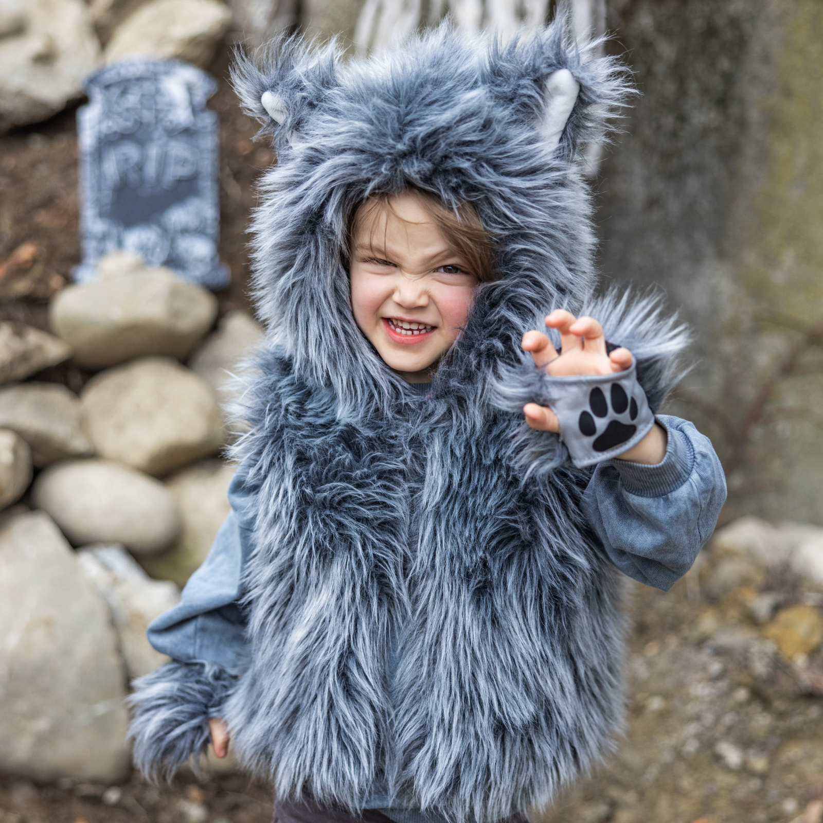 Great Pretenders Big Bad Wolf Vest with Gloves | Playroom Avenue