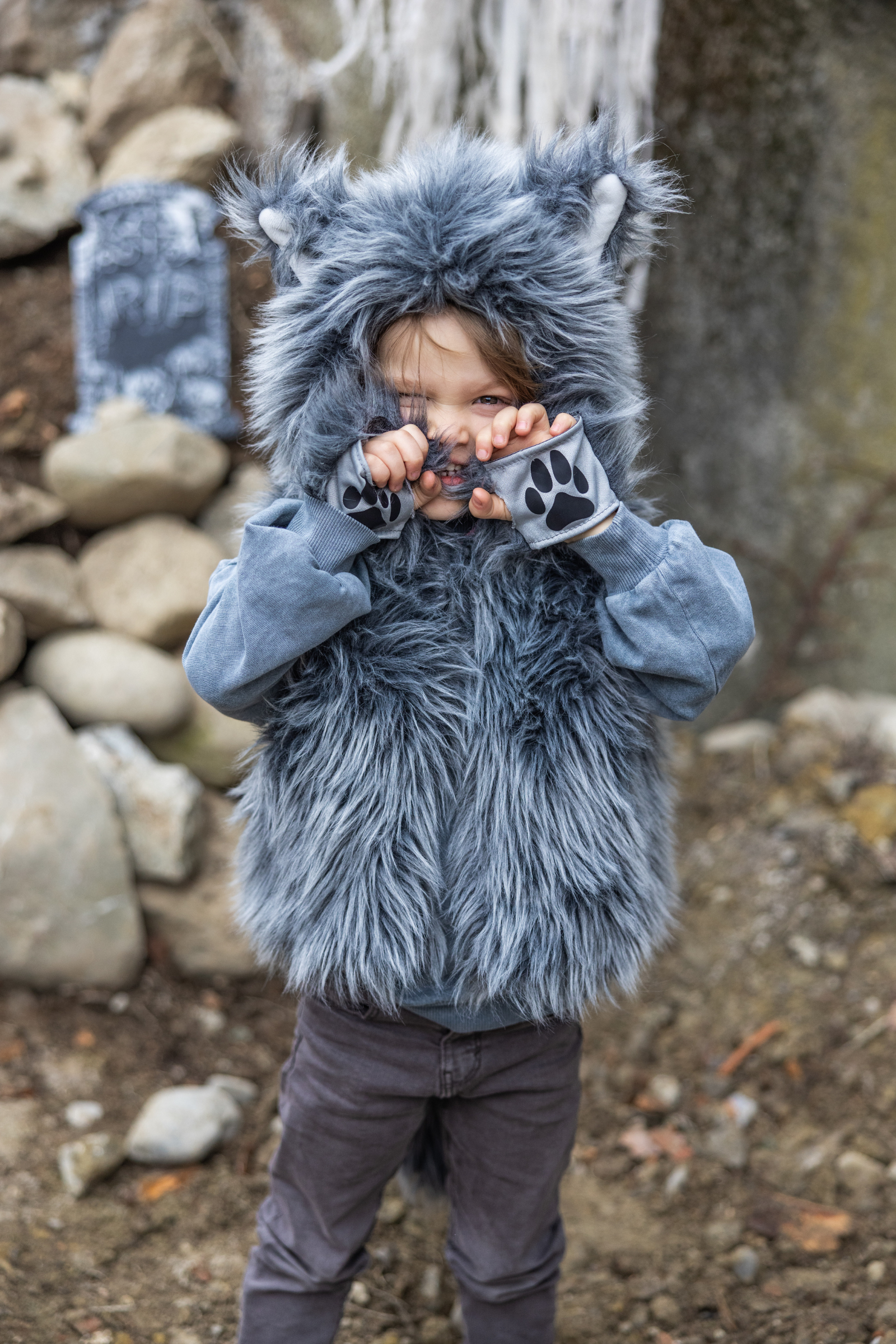 Great Pretenders Big Bad Wolf Vest with Gloves | Playroom Avenue