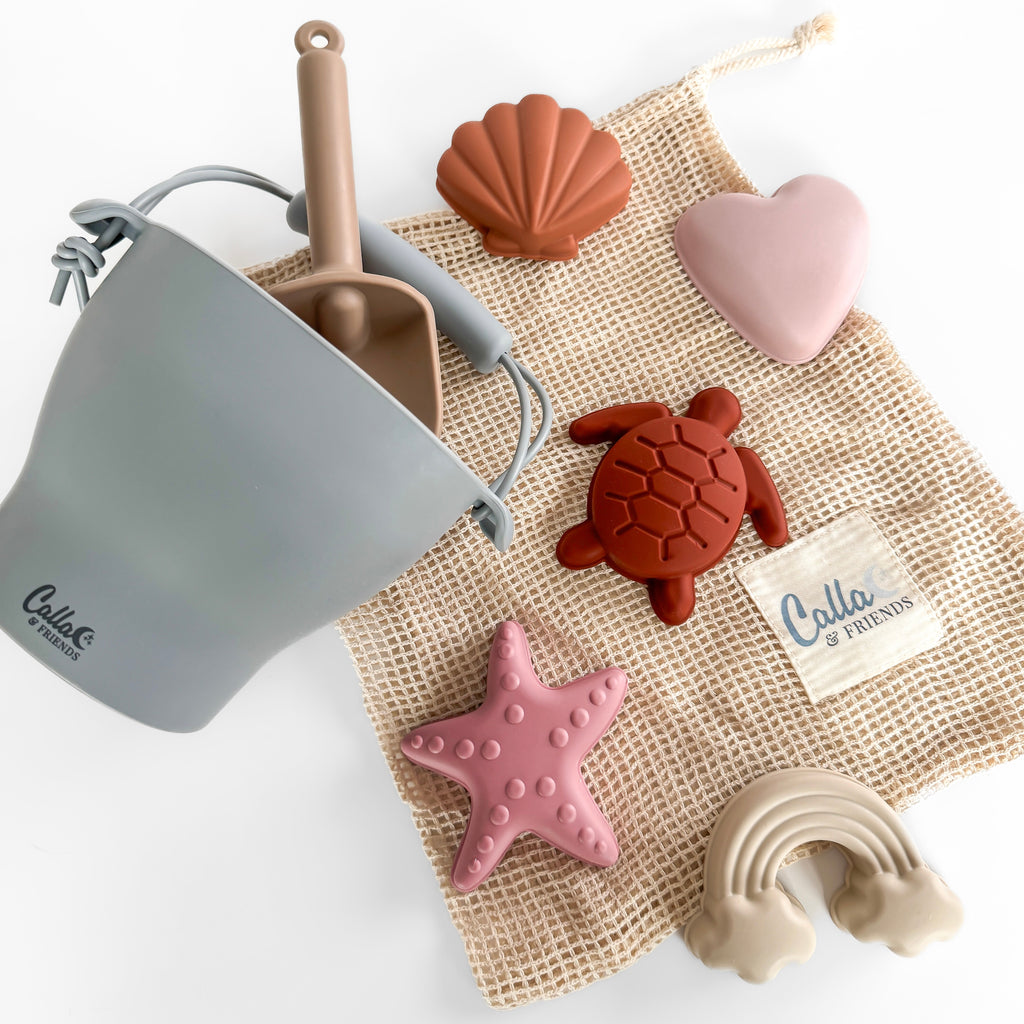 Calla and Friends Hudson Silicone Beach Toy Set | Playroom Avenue