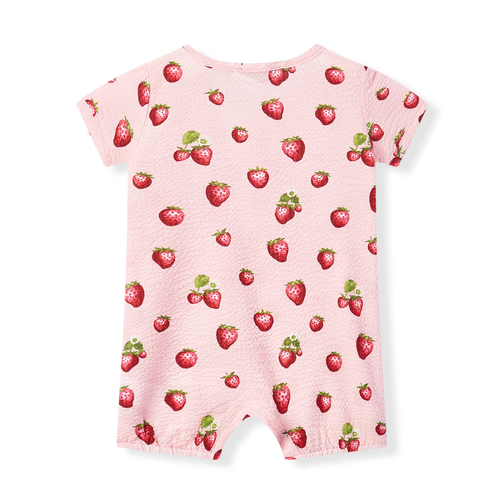 Milkbarn Strawberry Snap Shortall | Playroom Avenue