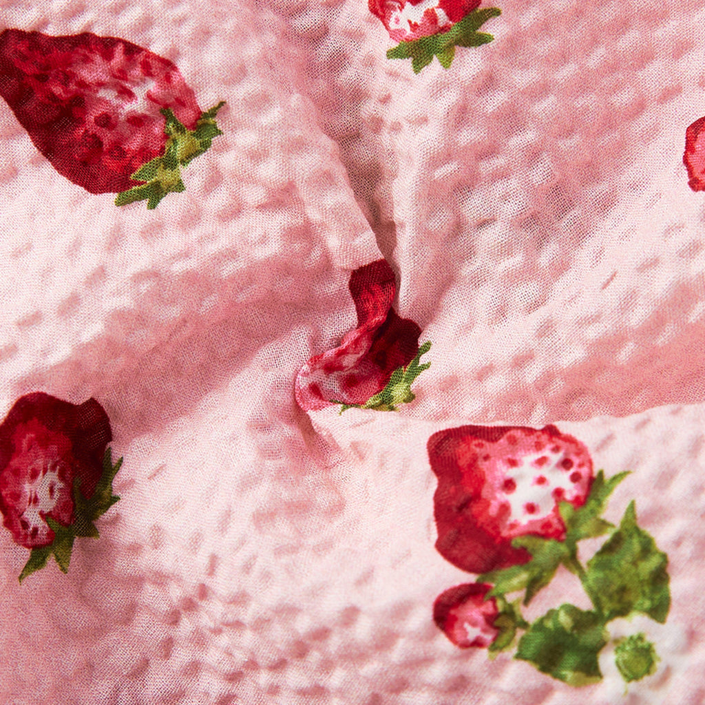 Milkbarn Strawberry Snap Shortall | Playroom Avenue