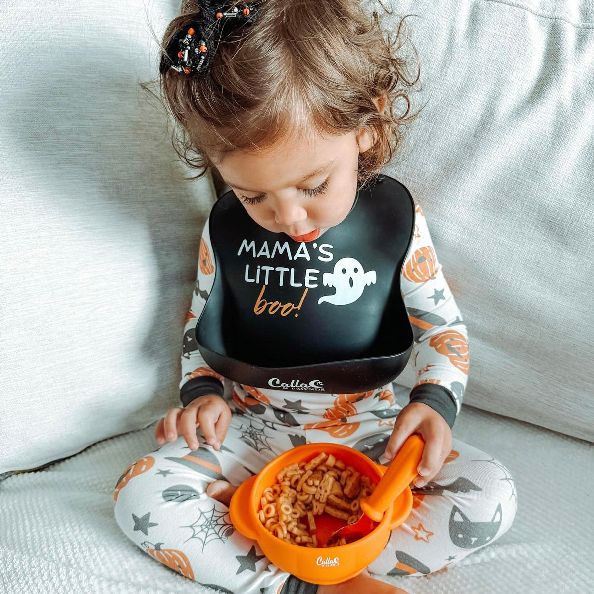 The Pumpkin Patch Suction Bowl | Playroom Avenue
