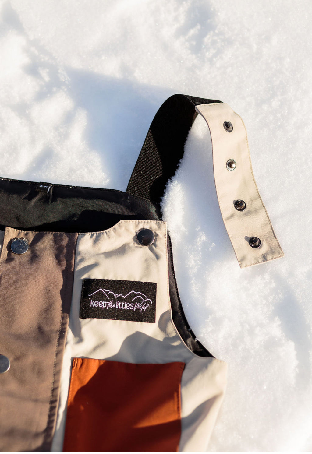 Keep the Littles Wild Waterproof Snow bib for youth and toddler | Playroom Avenue