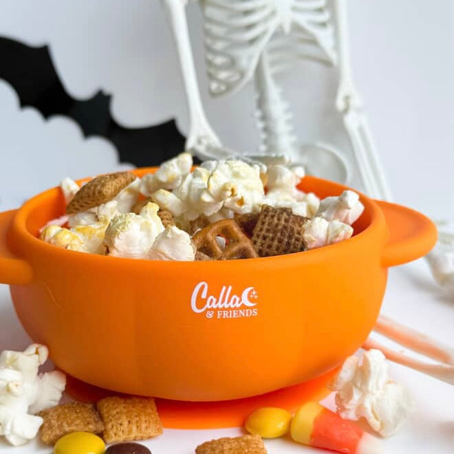 The Pumpkin Patch Suction Bowl | Playroom Avenue