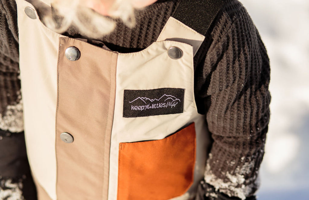 Keep the Littles Wild Waterproof Snow bib for youth and toddler | Playroom Avenue