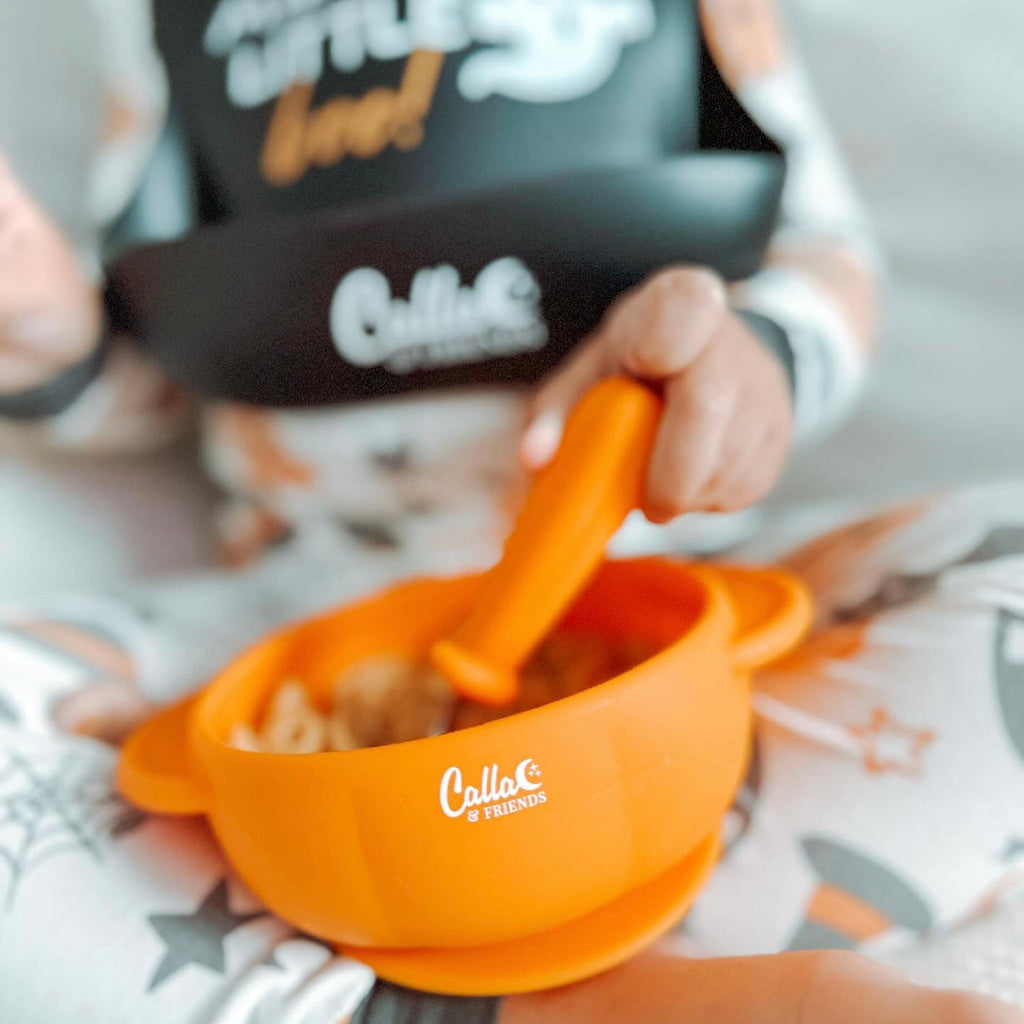 The Pumpkin Patch Suction Bowl | Playroom Avenue
