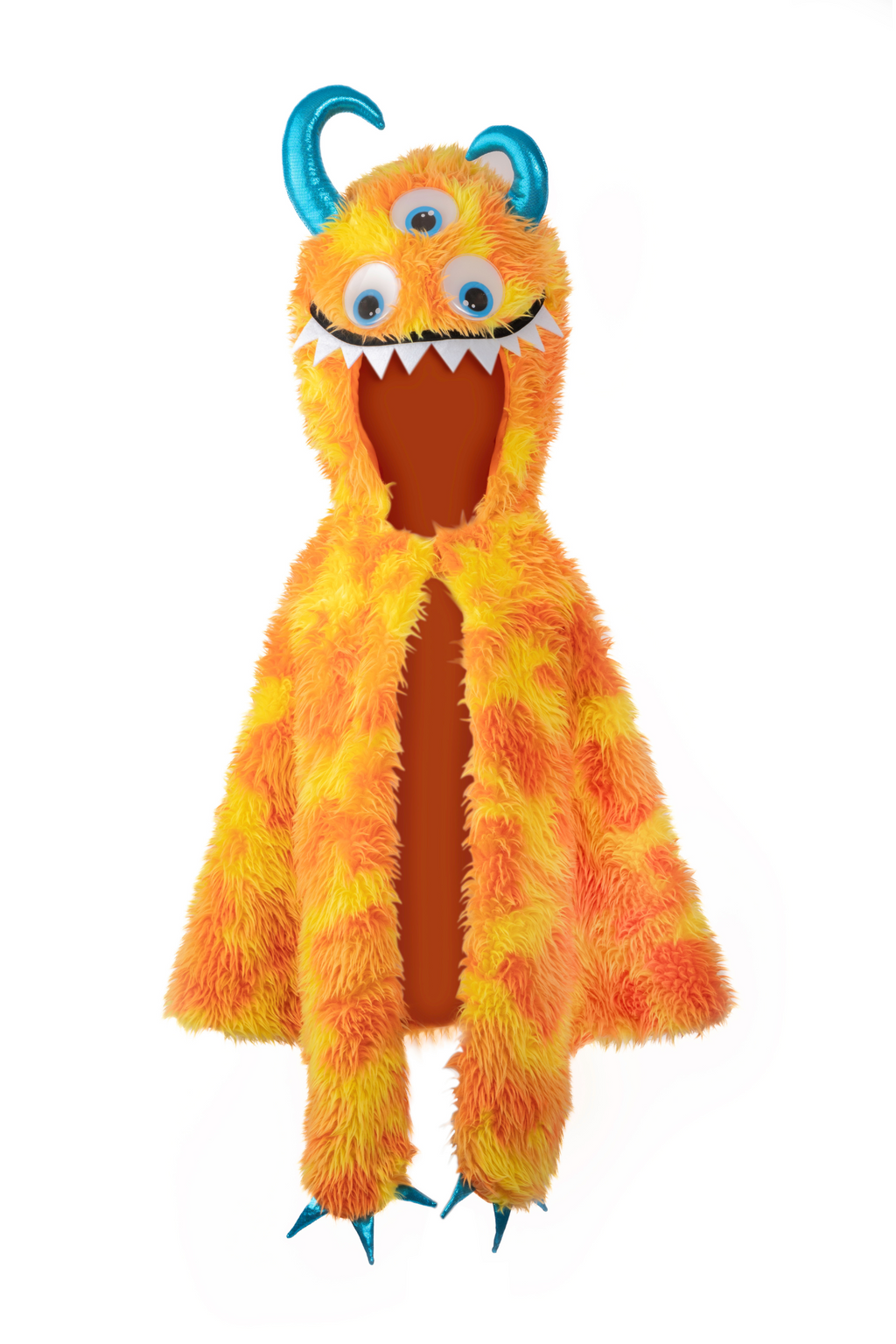 Great Pretenders Monster Cape Size 4-6 Orange - Giggle | Playroom Avenue