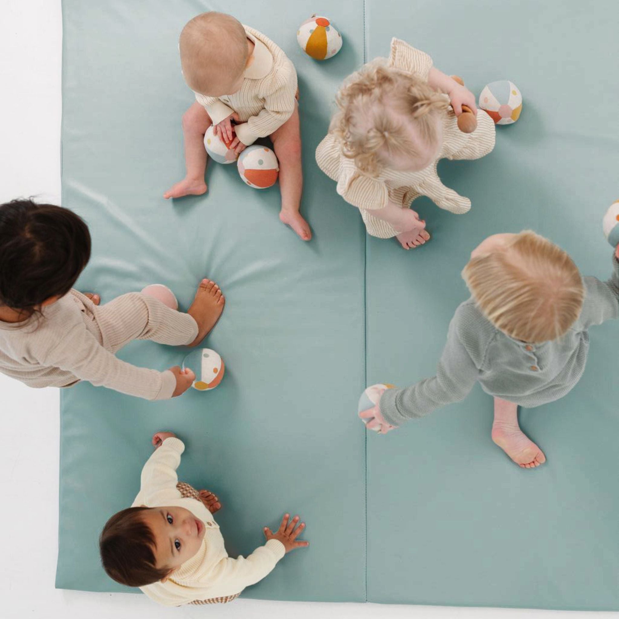 Toki Kids Sage Vegan Leather Mat | Playroom Avenue
