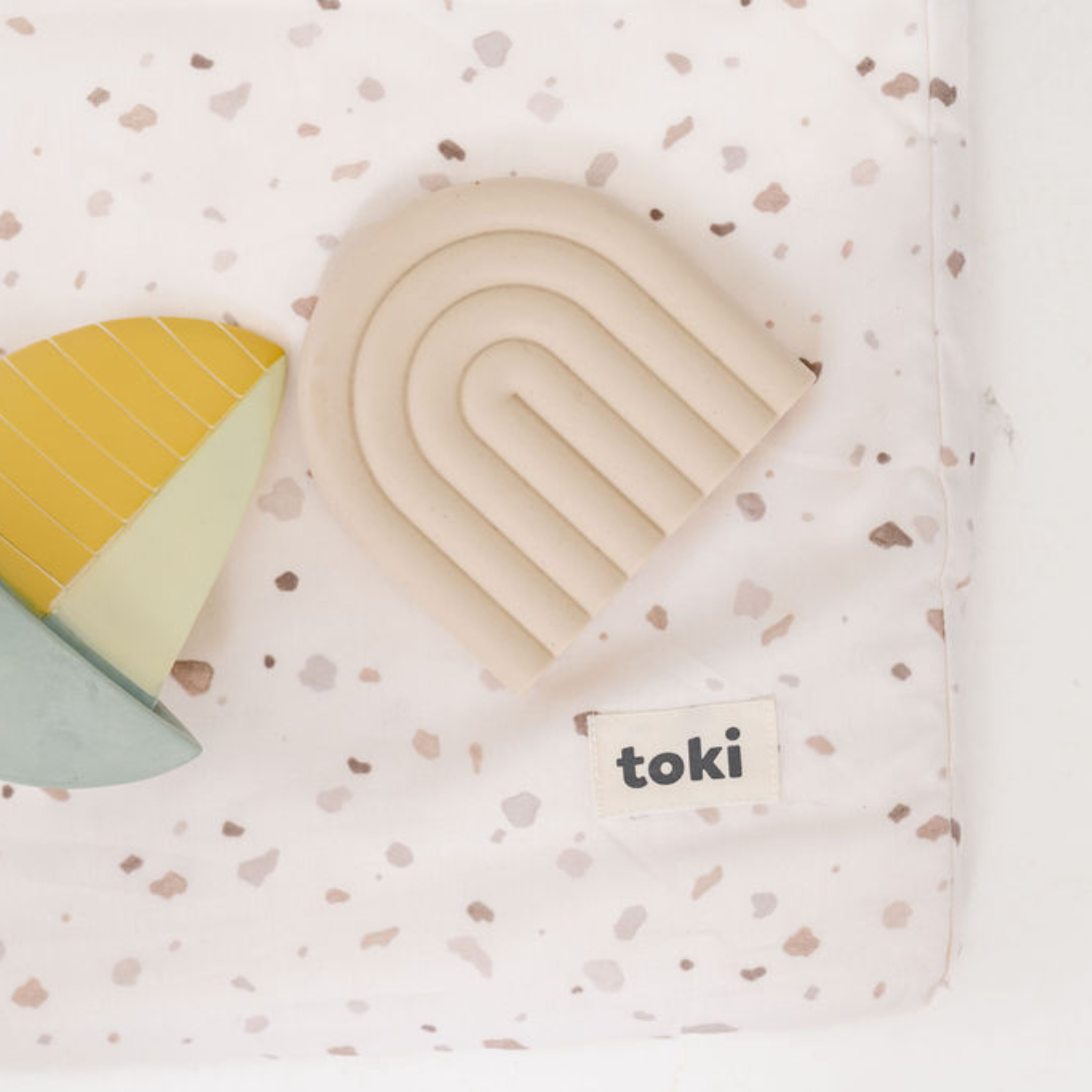 Toki Kids Terrazzo Chalk Organic Cotton Mat | Playroom Avenue