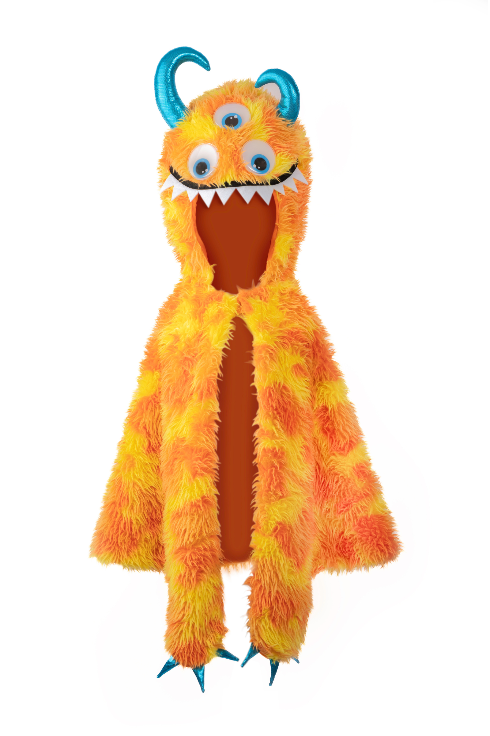 Great Pretenders Monster Cape Size 4-6 Orange - Giggle | Playroom Avenue