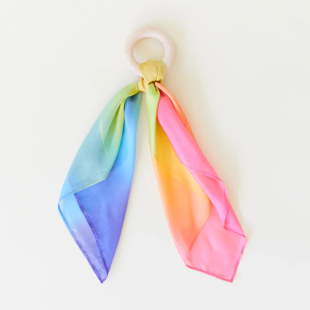 Sarah's Silks Rainbow Teether | Playroom Avenue