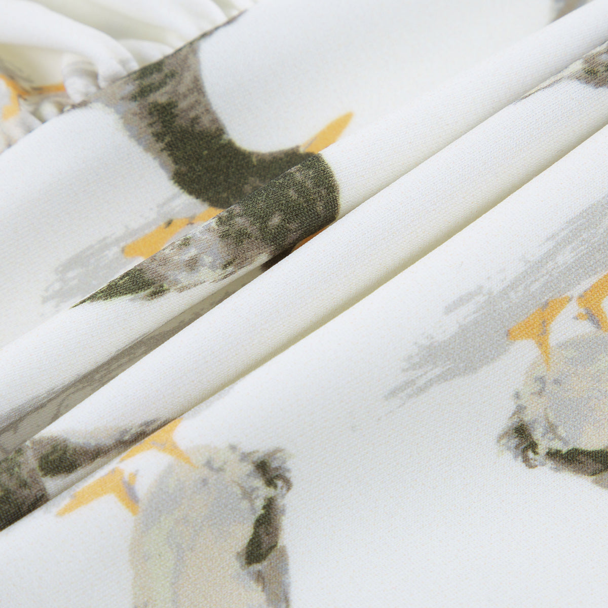 Milkbarn Duck Ruffle Waist Suspender Swimsuit