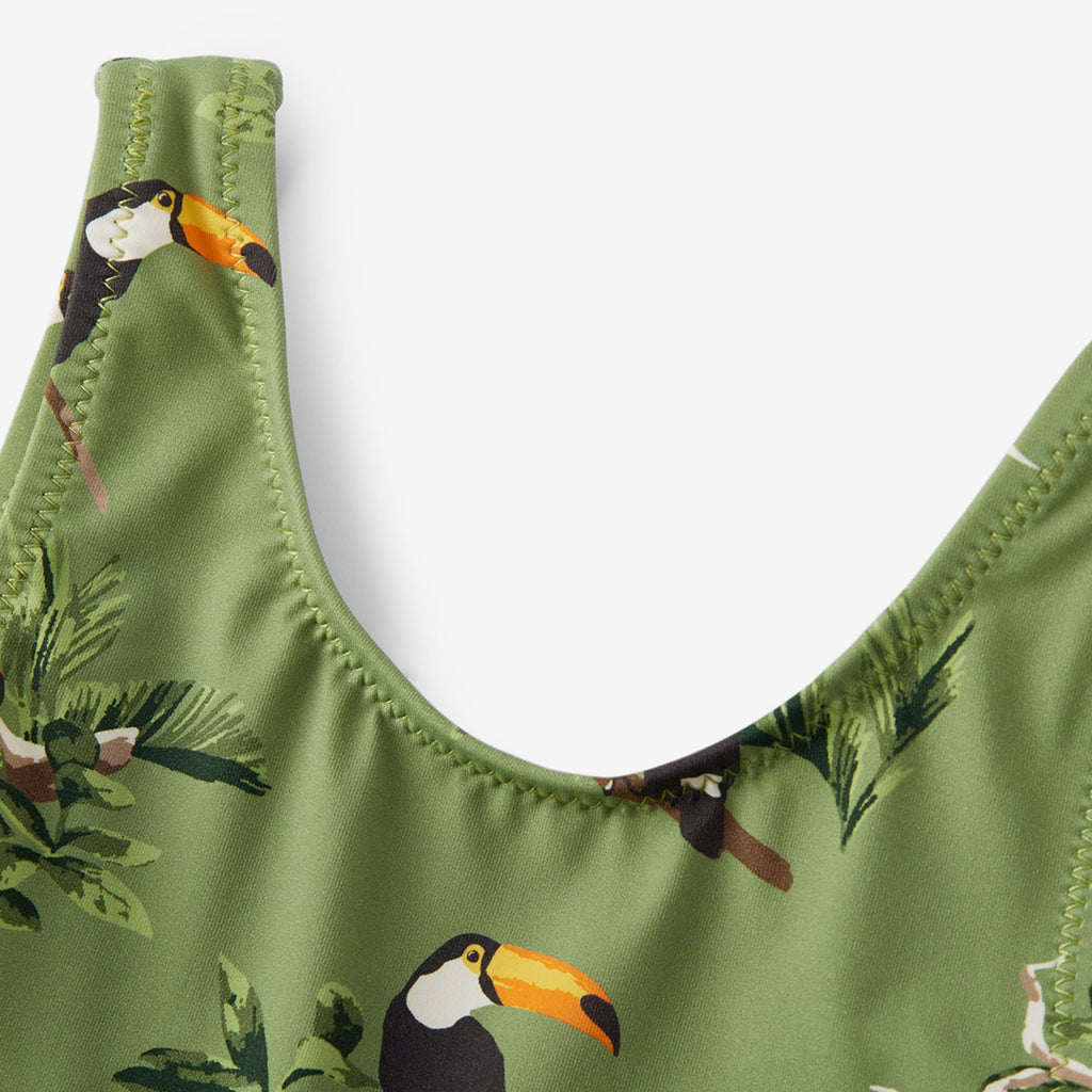 Milkbarn Toucan Ballet Skirt Swimsuit | Playroom Avenue