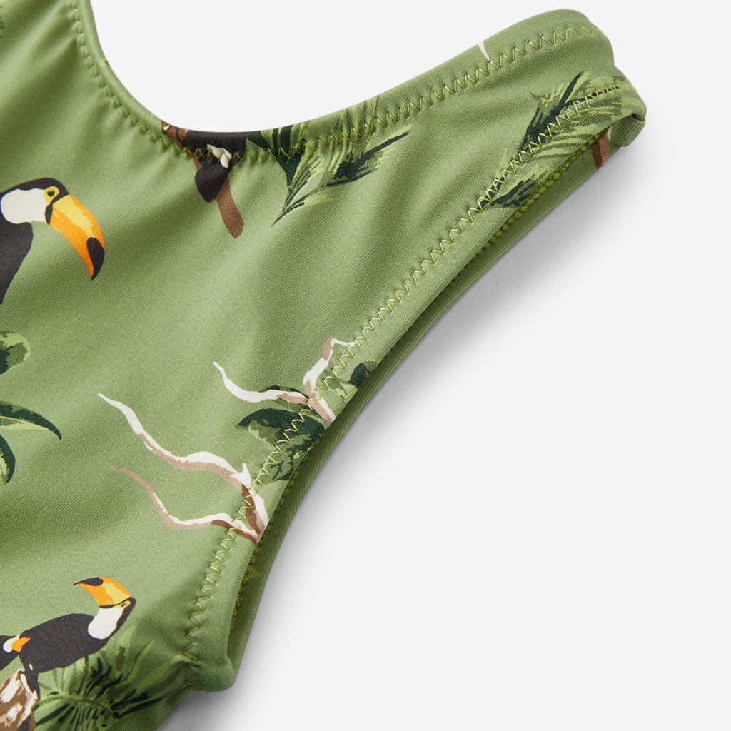 Milkbarn Toucan Ballet Skirt Swimsuit | Playroom Avenue