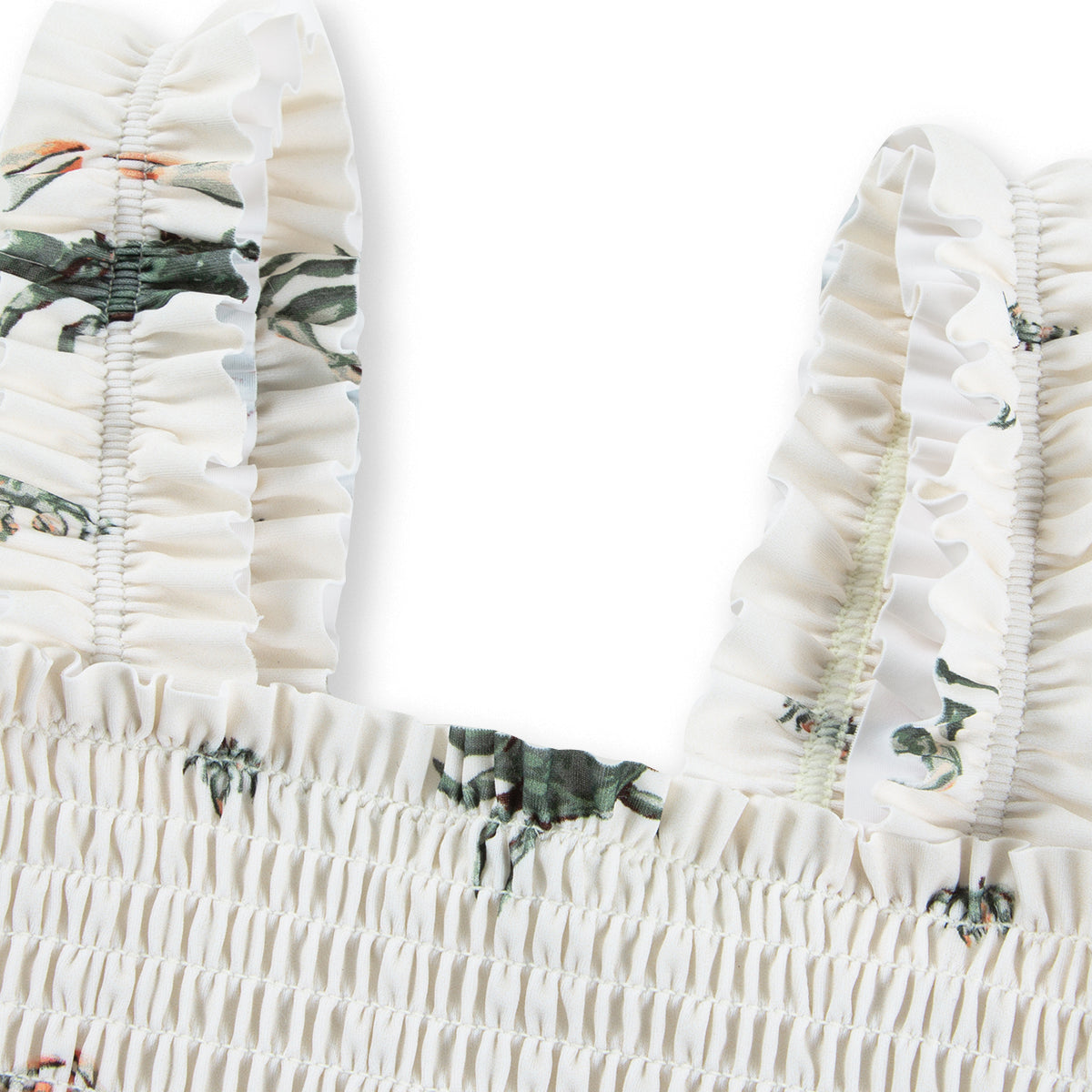 Milkbarn Coastal Crab Ruffle Two Piece Swimsuit