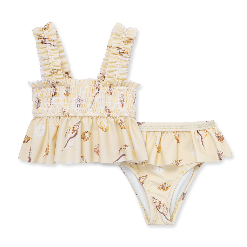 Milkbarn Seashells Ruffle Two Piece Swimsuit