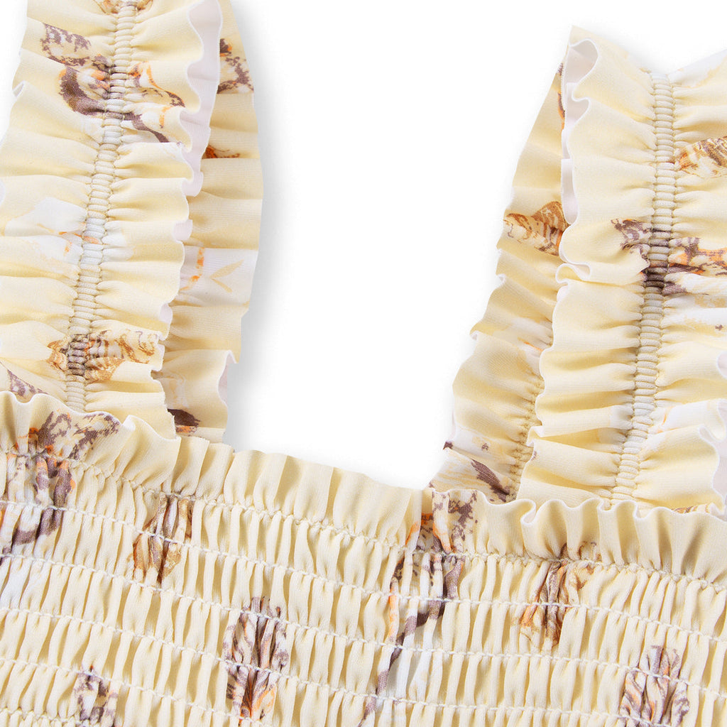 Milkbarn Seashells Ruffle Two Piece Swimsuit