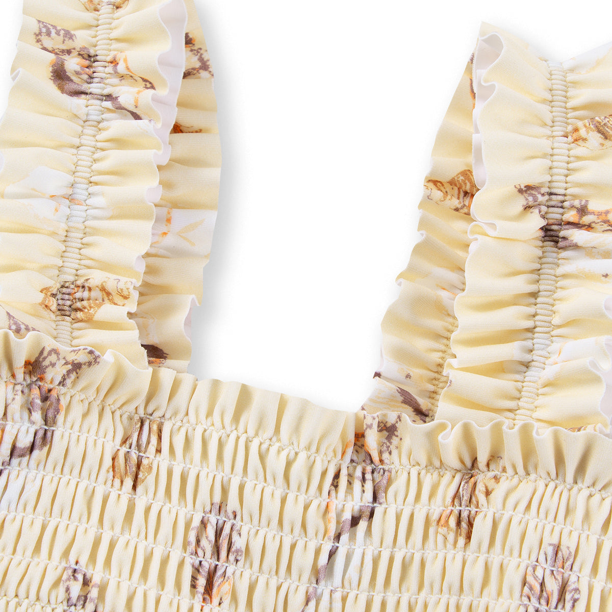 Milkbarn Seashells Ruffle Two Piece Swimsuit
