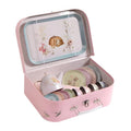 Moulin Roty Suitcase - Tea Party Metal Set The Rosalies | Playroom Avenue