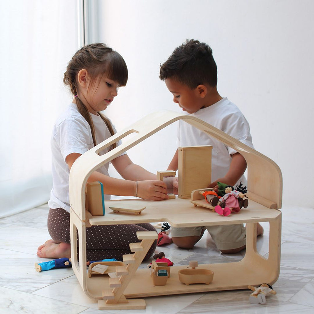 PlanToys Contemporary Dollhouse - Playroom Avenue