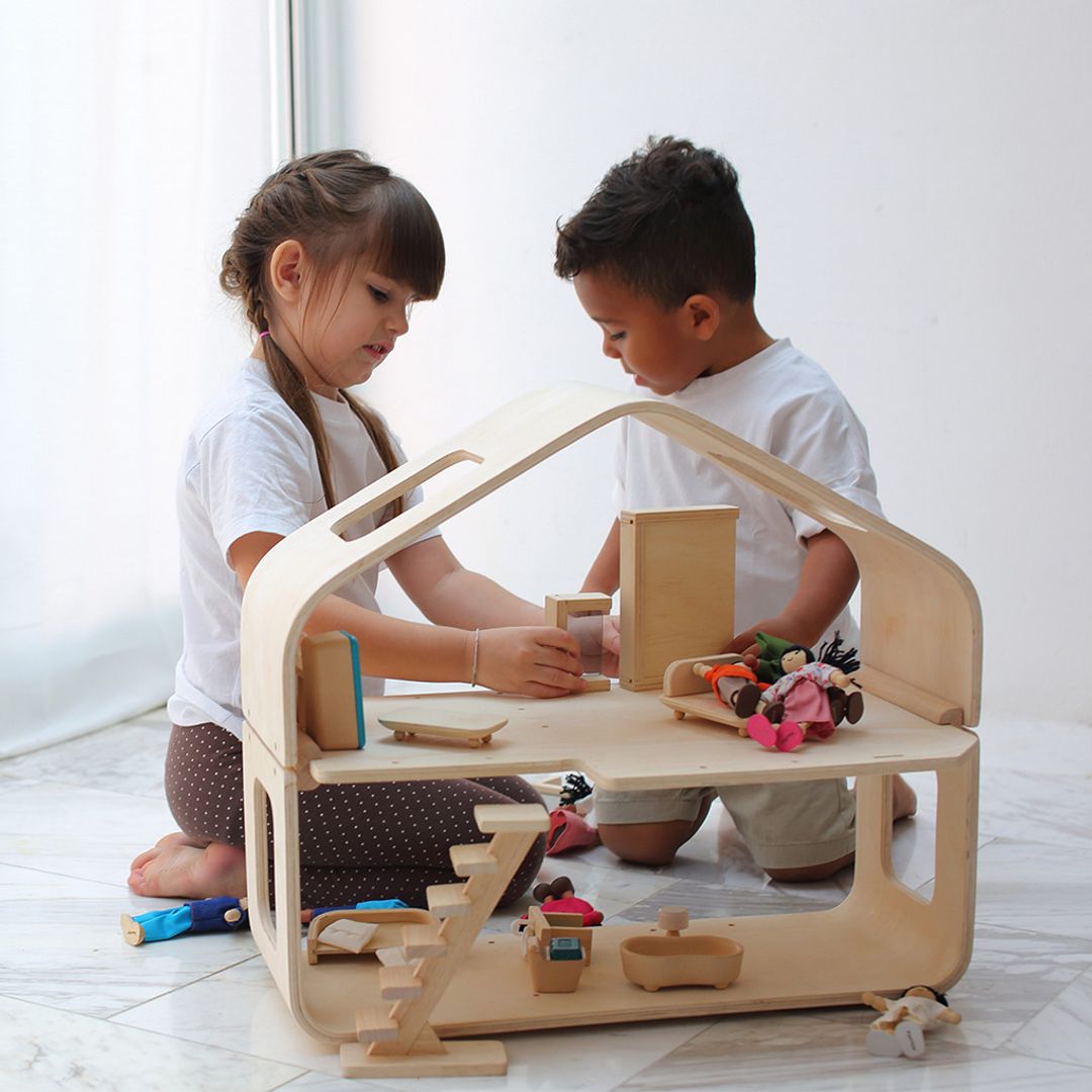 PlanToys Contemporary Dollhouse - Playroom Avenue