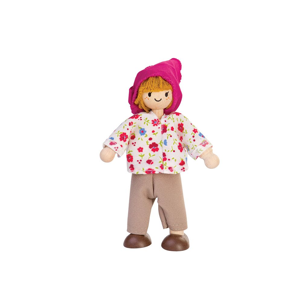 PlanToys Mom Dollhouse Figure - Light Skin Tone | Playroom Avenue