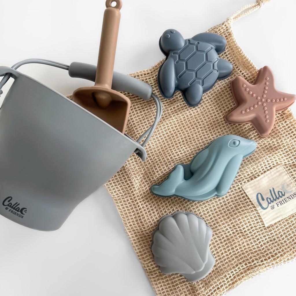 Calla and Friends Bodhi Silicone Beach Toy Set | Playroom Avenue