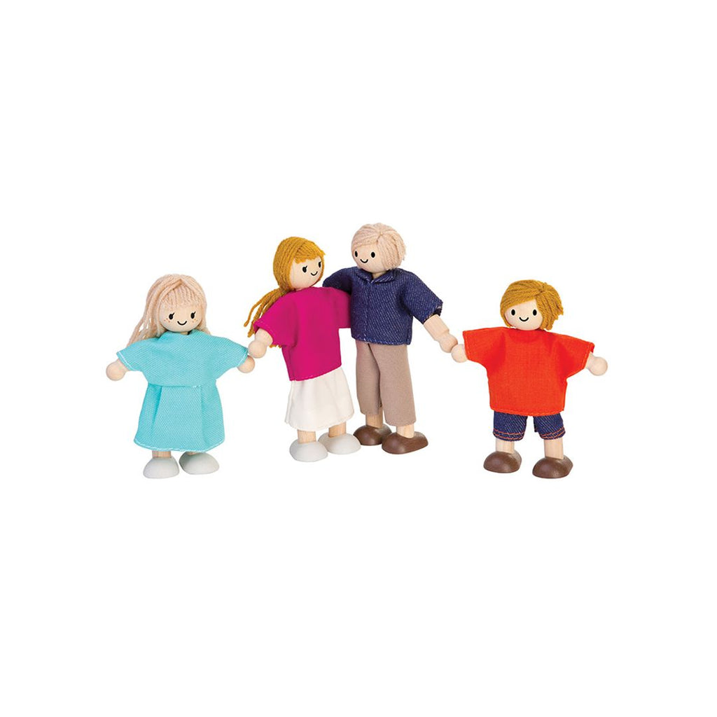 PlanToys Doll Family - Light Skin Tone - Blonde Hair | Playroom Avenue
