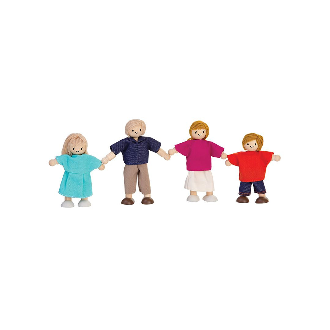 PlanToys Doll Family - Light Skin Tone - Blonde Hair | Playroom Avenue