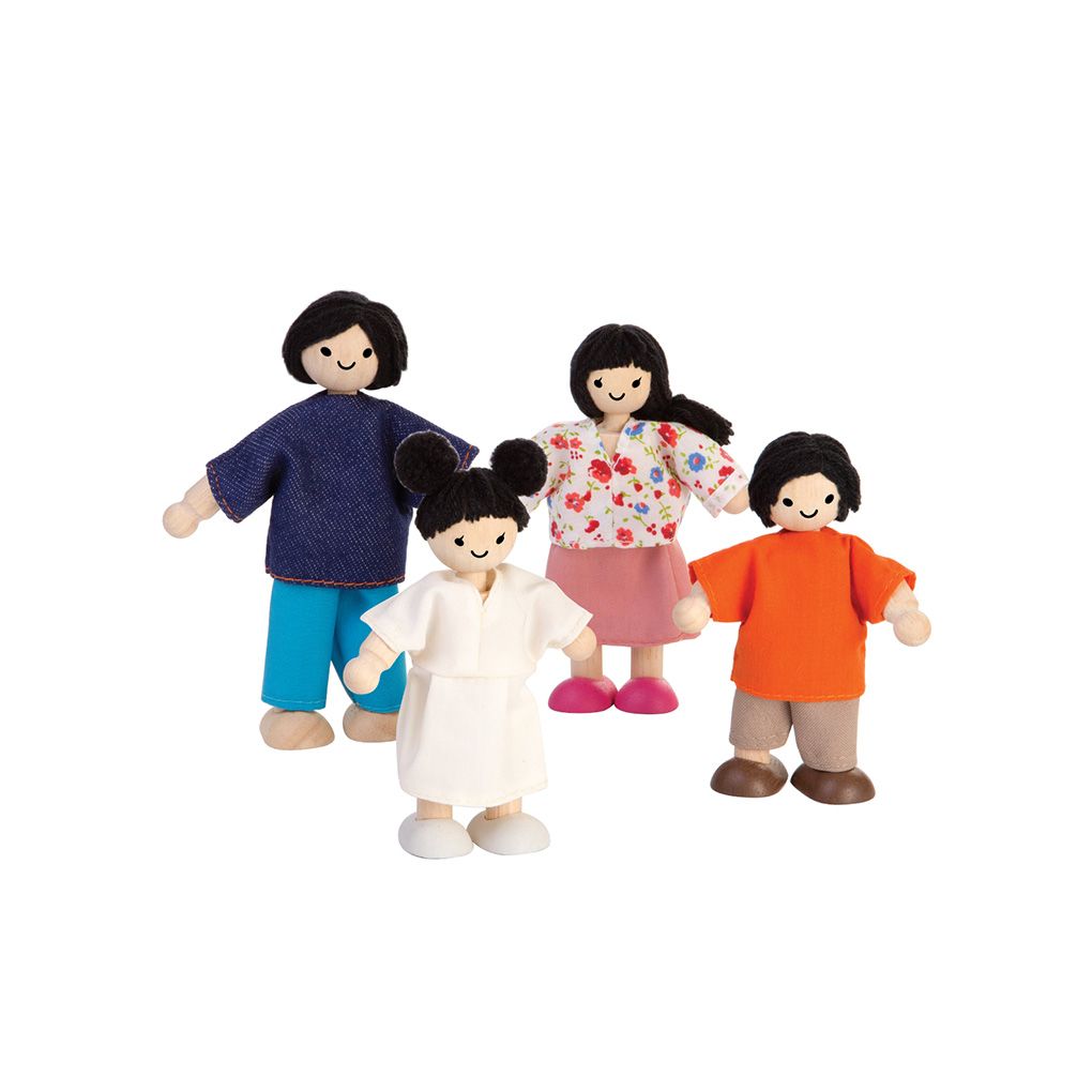 PlanToys Doll Family - Fair Skin Tone | Playroom Avenue