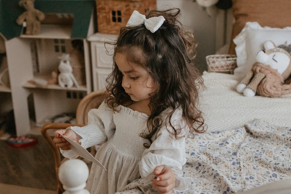 La Petit Lapin Harlow | Cotton Sparkle Dress | Wink | Playroom Avenue