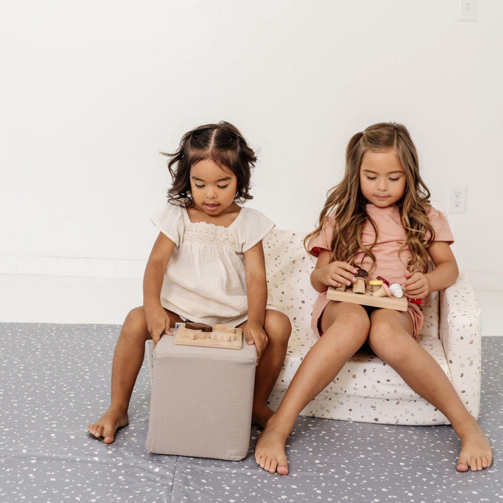 Toki Kids Terrazzo Chalk Play Couch | Playroom Avenue