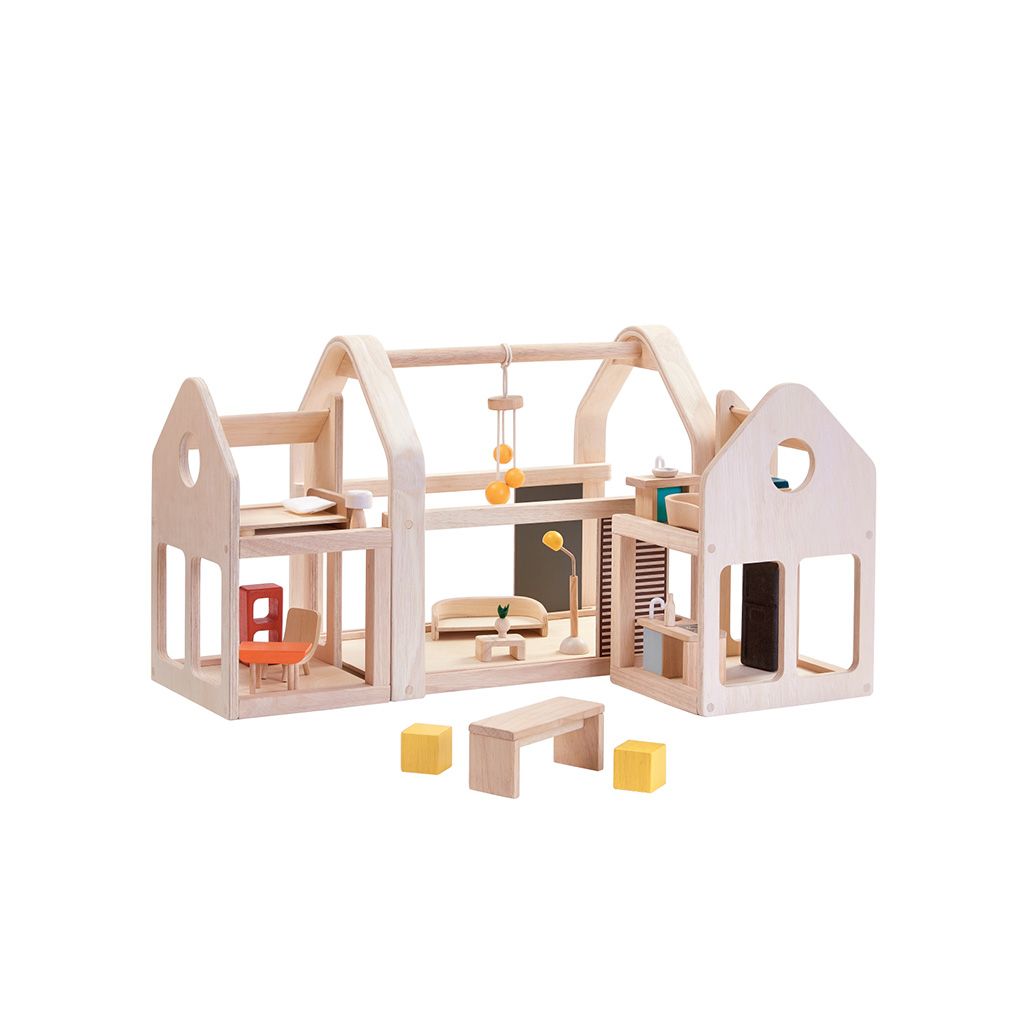 PlanToys Slide N Go Dollhouse | Playroom Avenue
