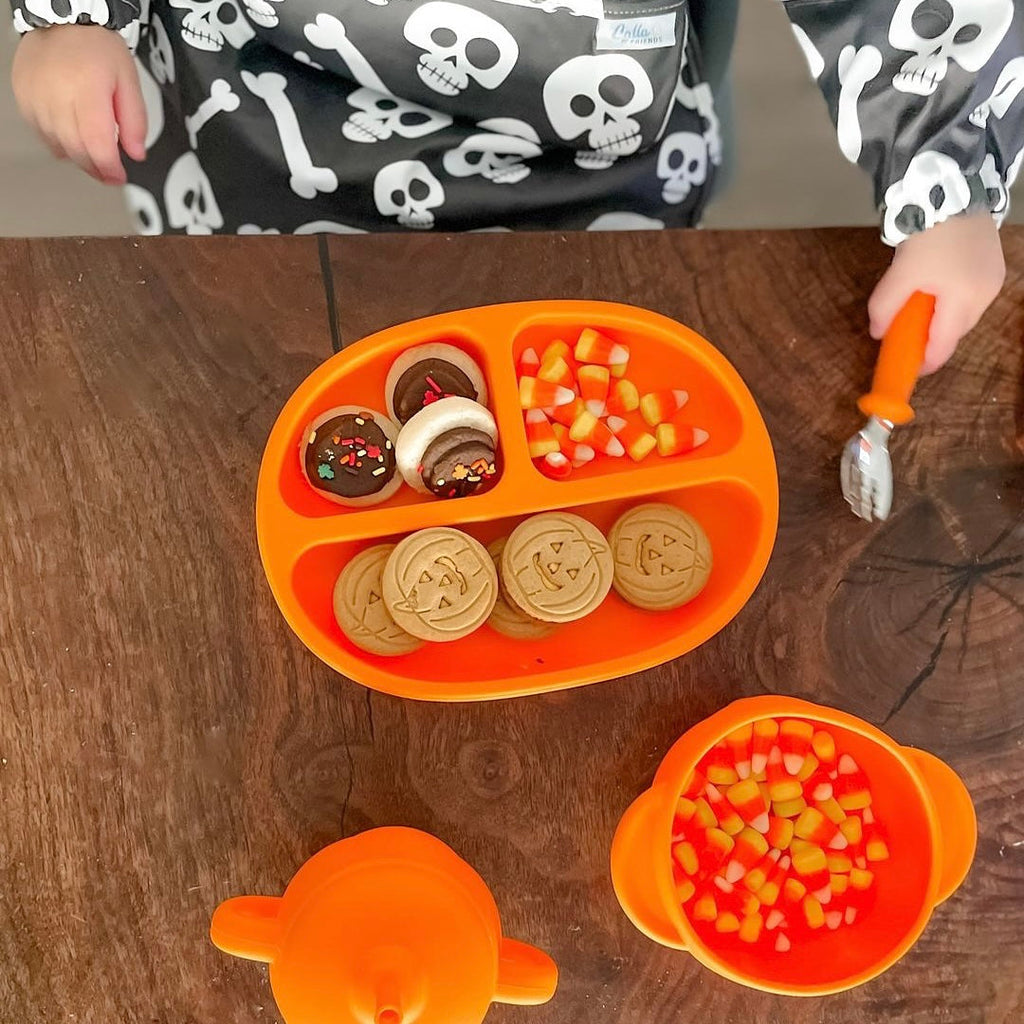 The Pumpkin Patch Suction Plate | Playroom Avenue