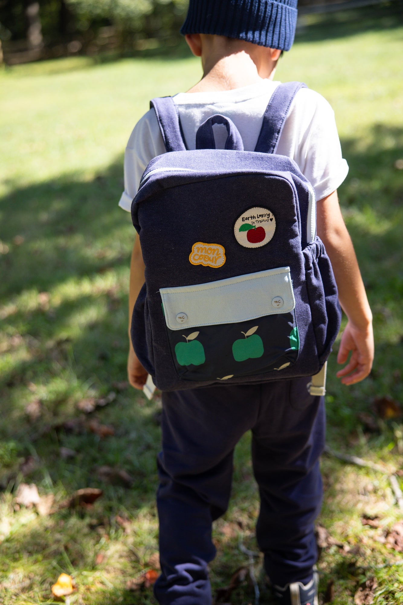 Mon Coeur Recycled Materials Apple Backpack