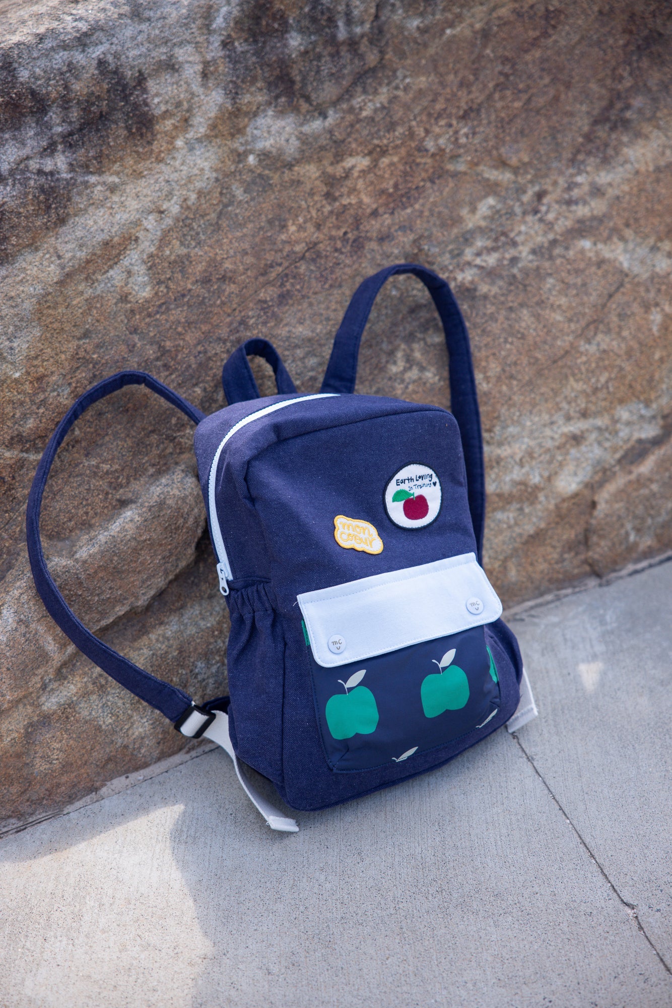 Mon Coeur Recycled Materials Apple Backpack