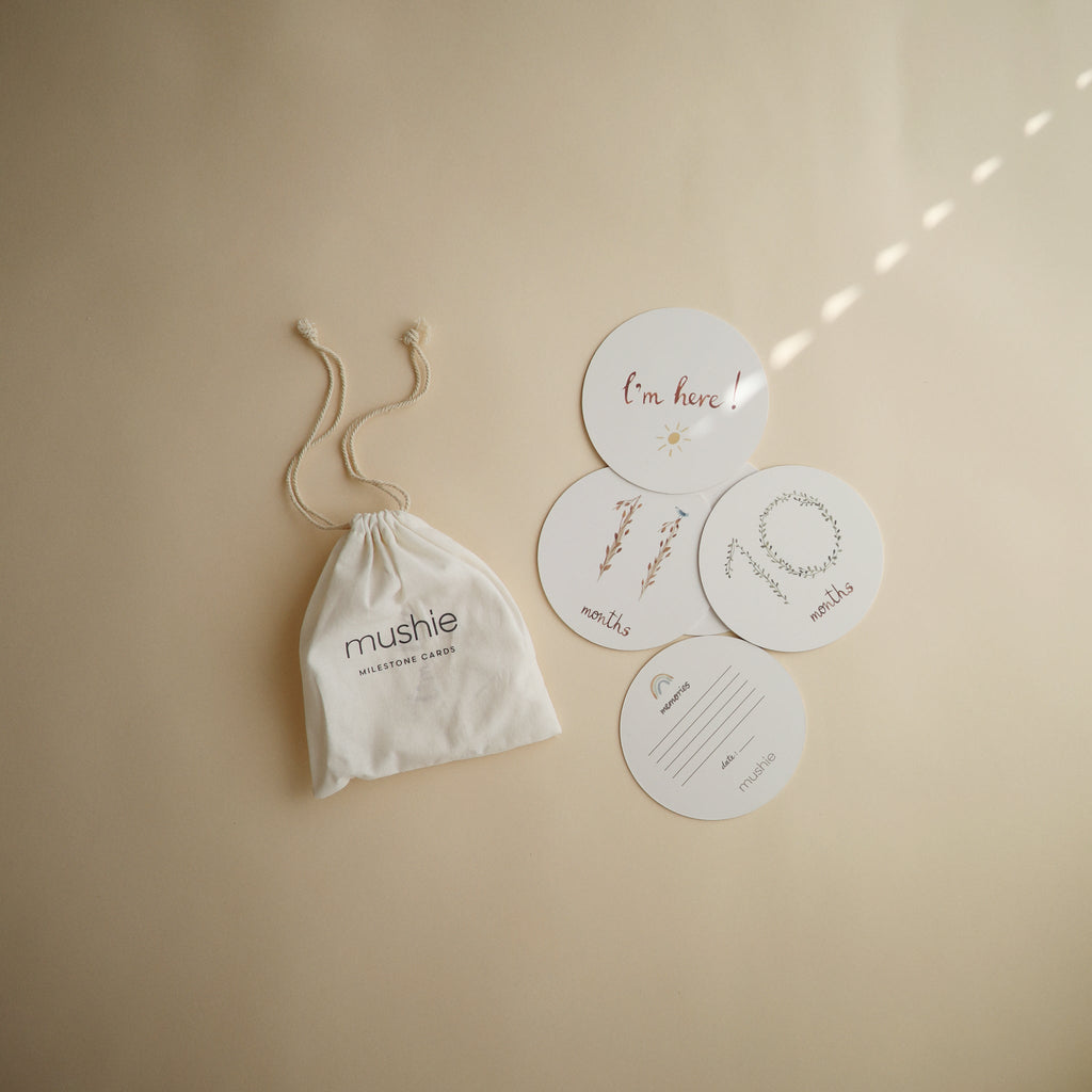 Mushie Milestone Cards | Playroom Avenue