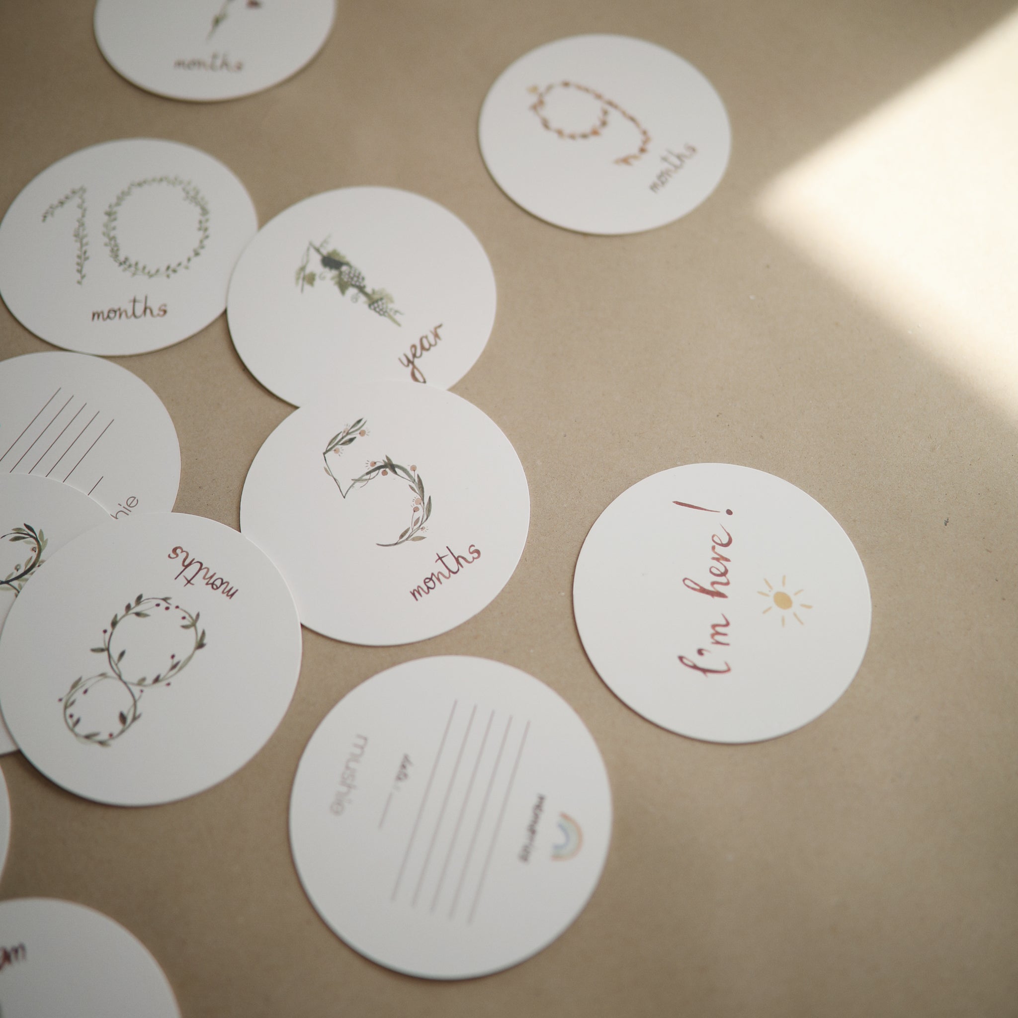 Mushie Milestone Cards | Playroom Avenue